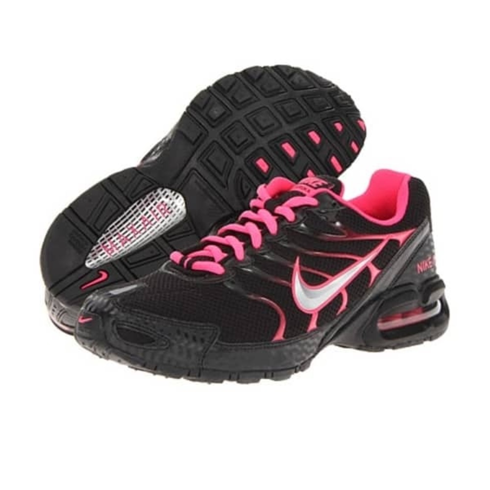 Nike Pink and Black Sneakers Size 10